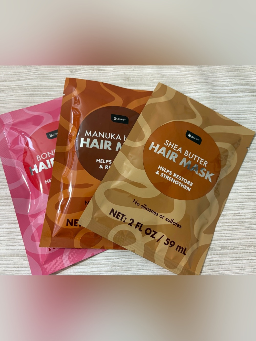 🆕 BPURE ✨ hair mask set of 3 NWT